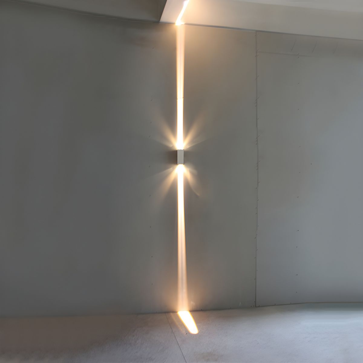 Modern Concise LED Waterproof Wall Lamp Aluminium Rectangular Spotlight for Exterior Spaces - 220V-240V White Warm Light